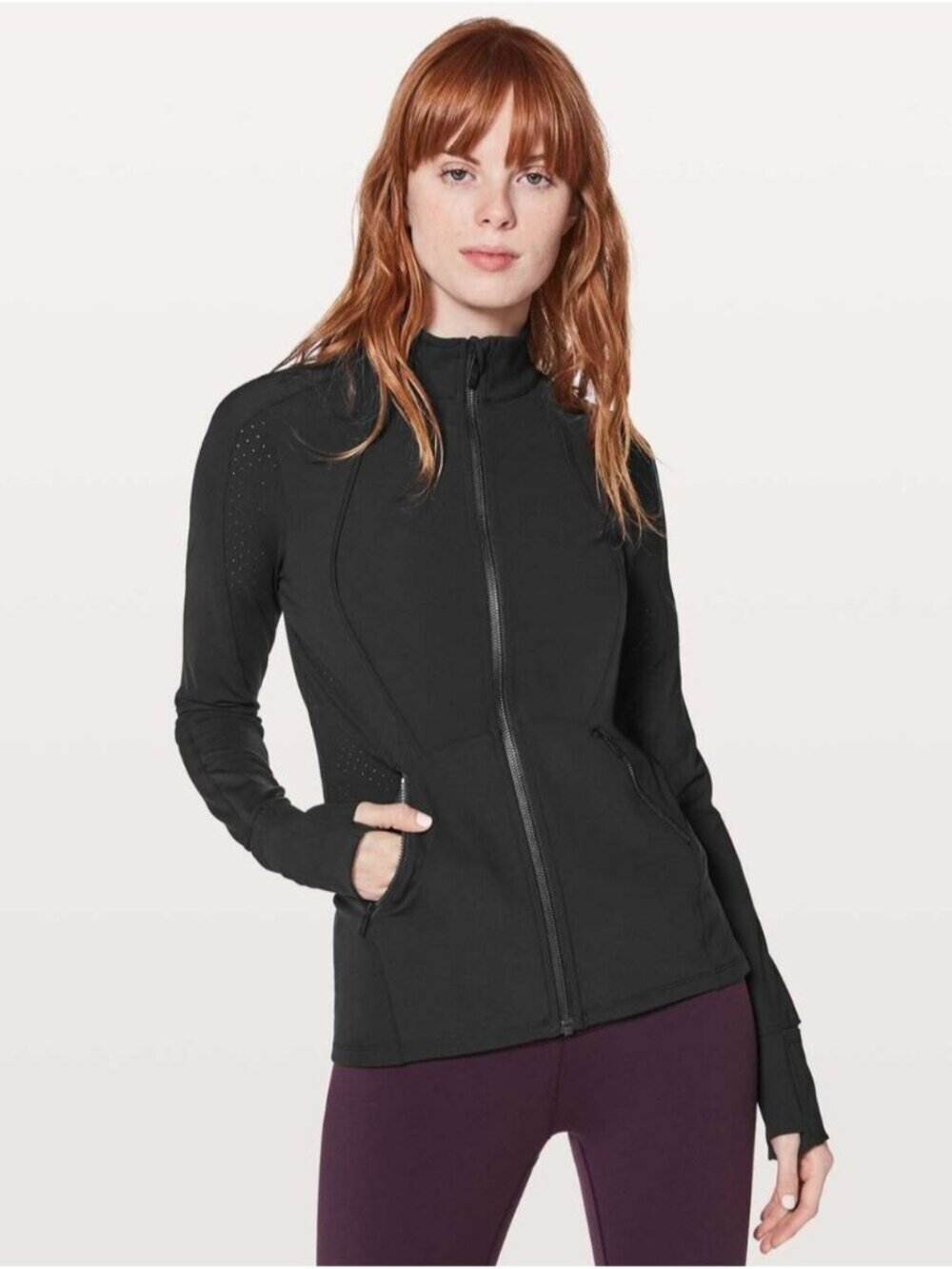 Lululemon Sleek Essentials Jacket Black * Flaw